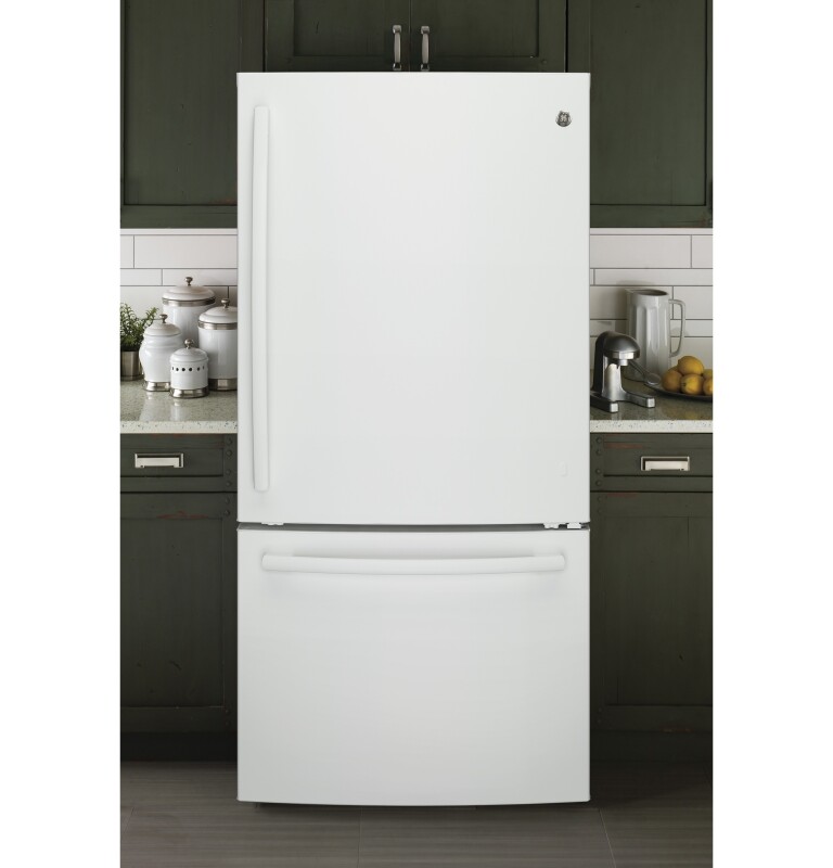 24.9 Cu. Ft. Bottom-Freezer Drawer Refrigerator GDE25EGKWW