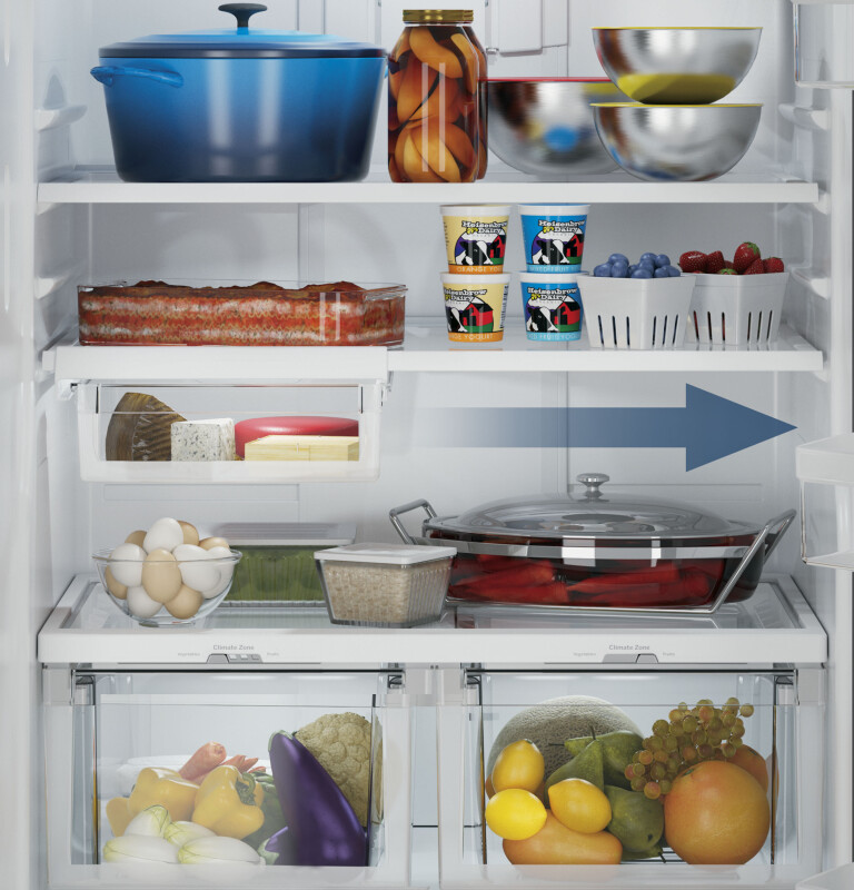 24.8 Cu. Ft. Bottom-Freezer Drawer Refrigerator GDE25ESKSS