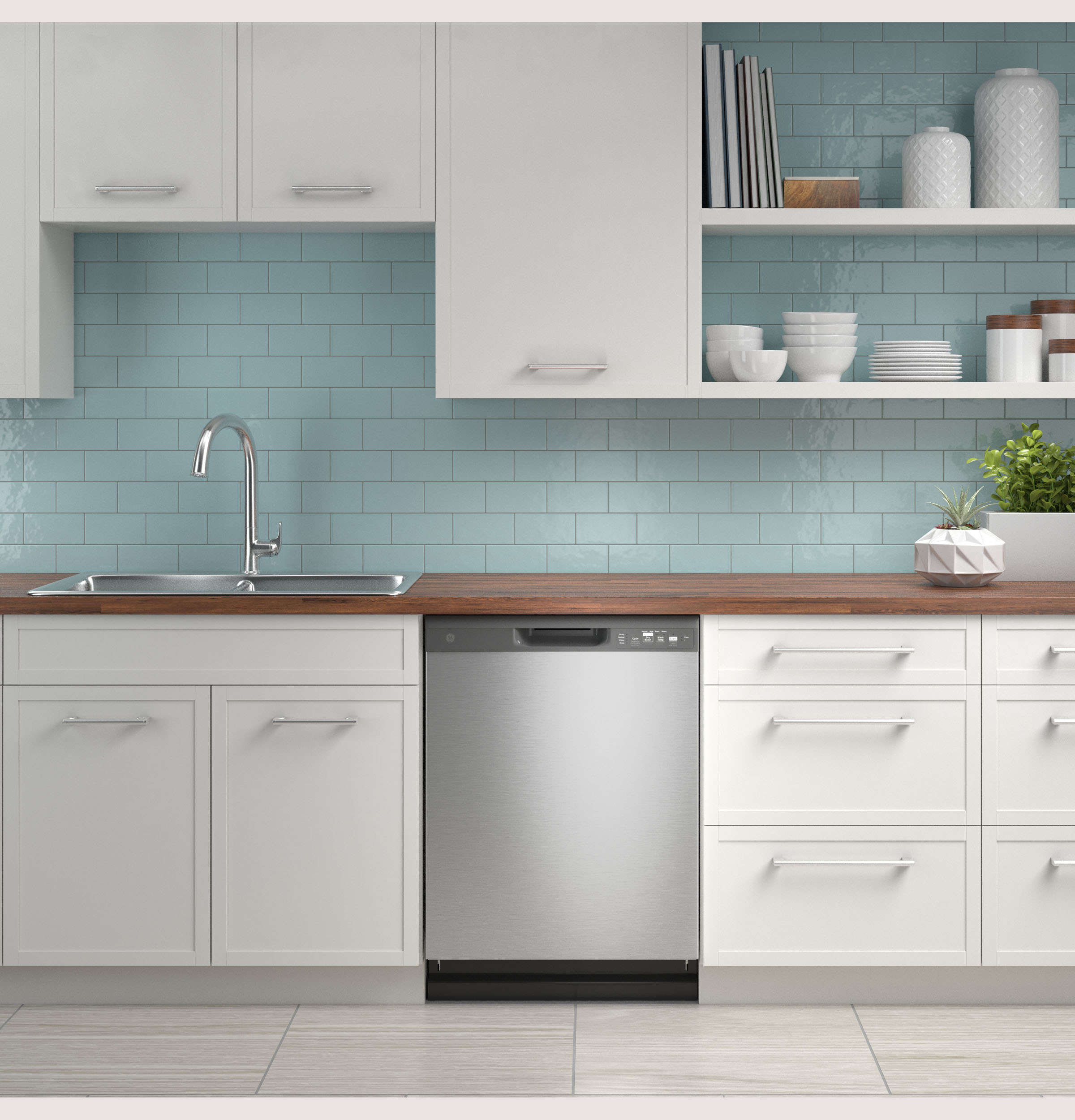 Dishwasher with Front Controls with Power Cord GDF511PSRSS