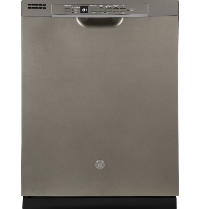 Front Control with Plastic Interior Dishwasher with Sanitize Cycle & Dry Boost GDF530PGMWW