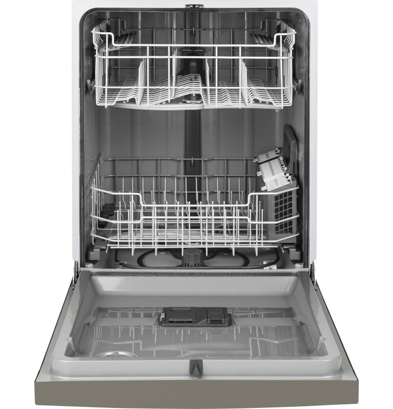 Front Control with Plastic Interior Dishwasher with Sanitize Cycle & Dry Boost GDF530PMMES
