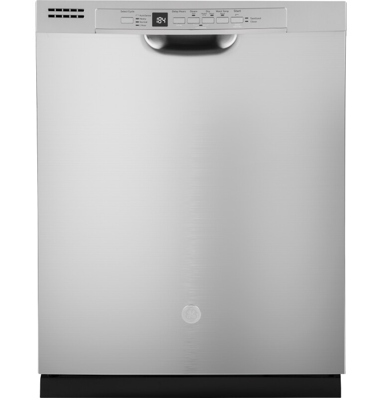 Front Control with Plastic Interior Dishwasher with Sanitize Cycle & Dry Boost GDF530PGMWW