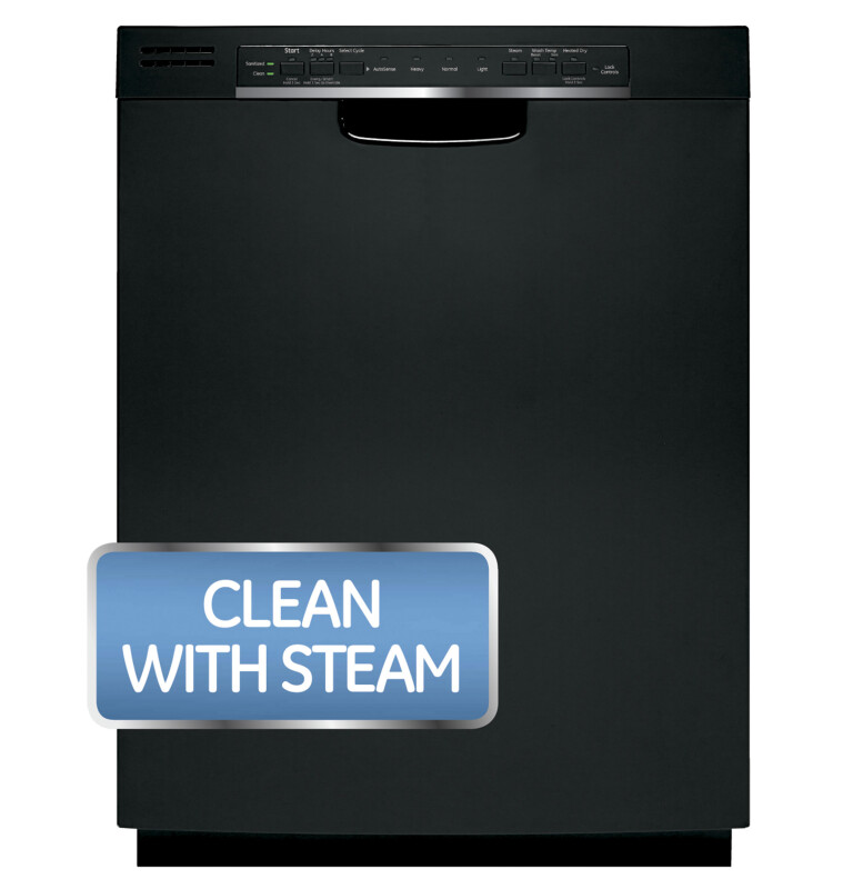 Hybrid Stainless Steel Interior Dishwasher with Front Controls GDF540HGDBB