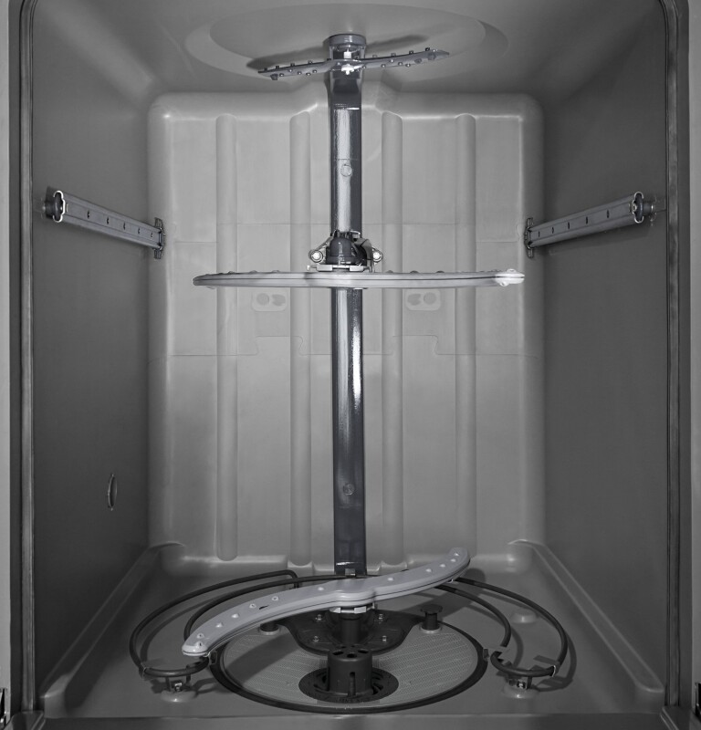 Hybrid Stainless Steel Interior Dishwasher with Front Controls GDF540HGDBB