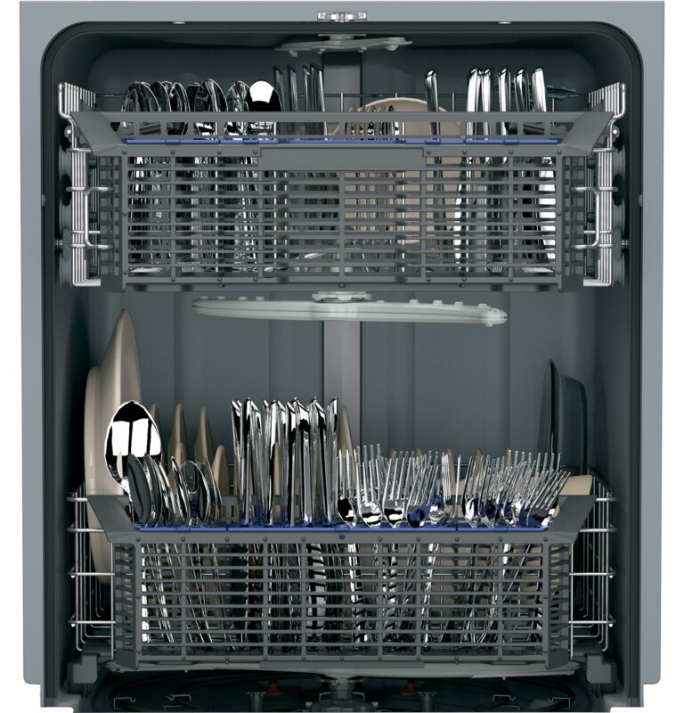 Hybrid Stainless Steel Interior Dishwasher with Front Controls GDF540HSFSS