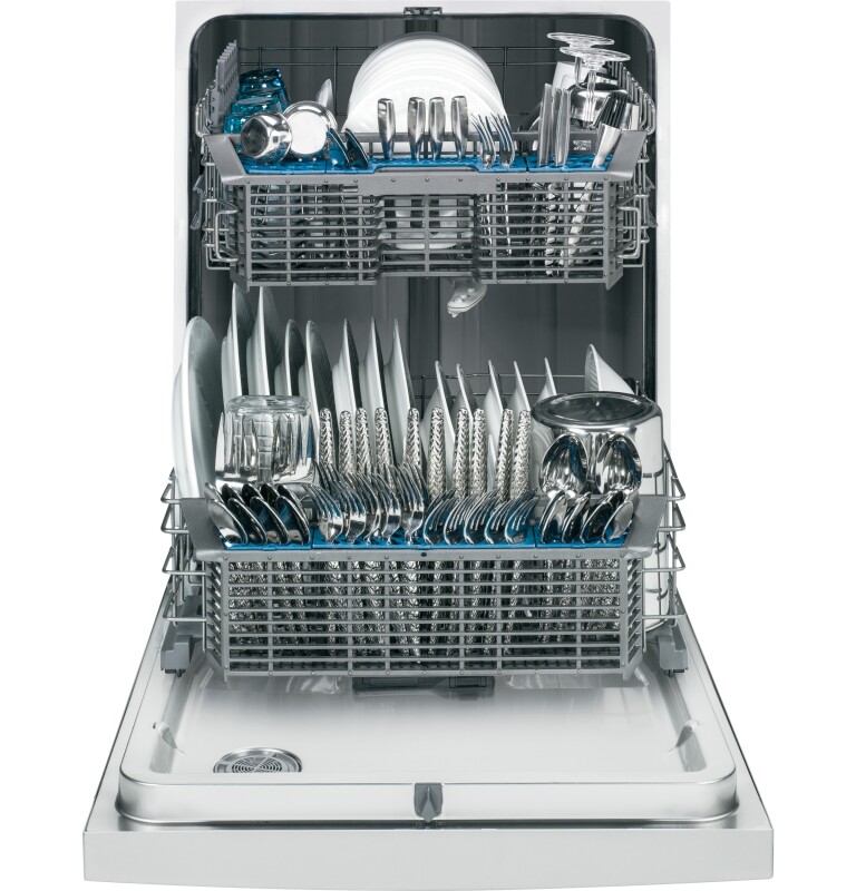 Hybrid Stainless Steel Interior Dishwasher with Front Controls GDF540HSFSS
