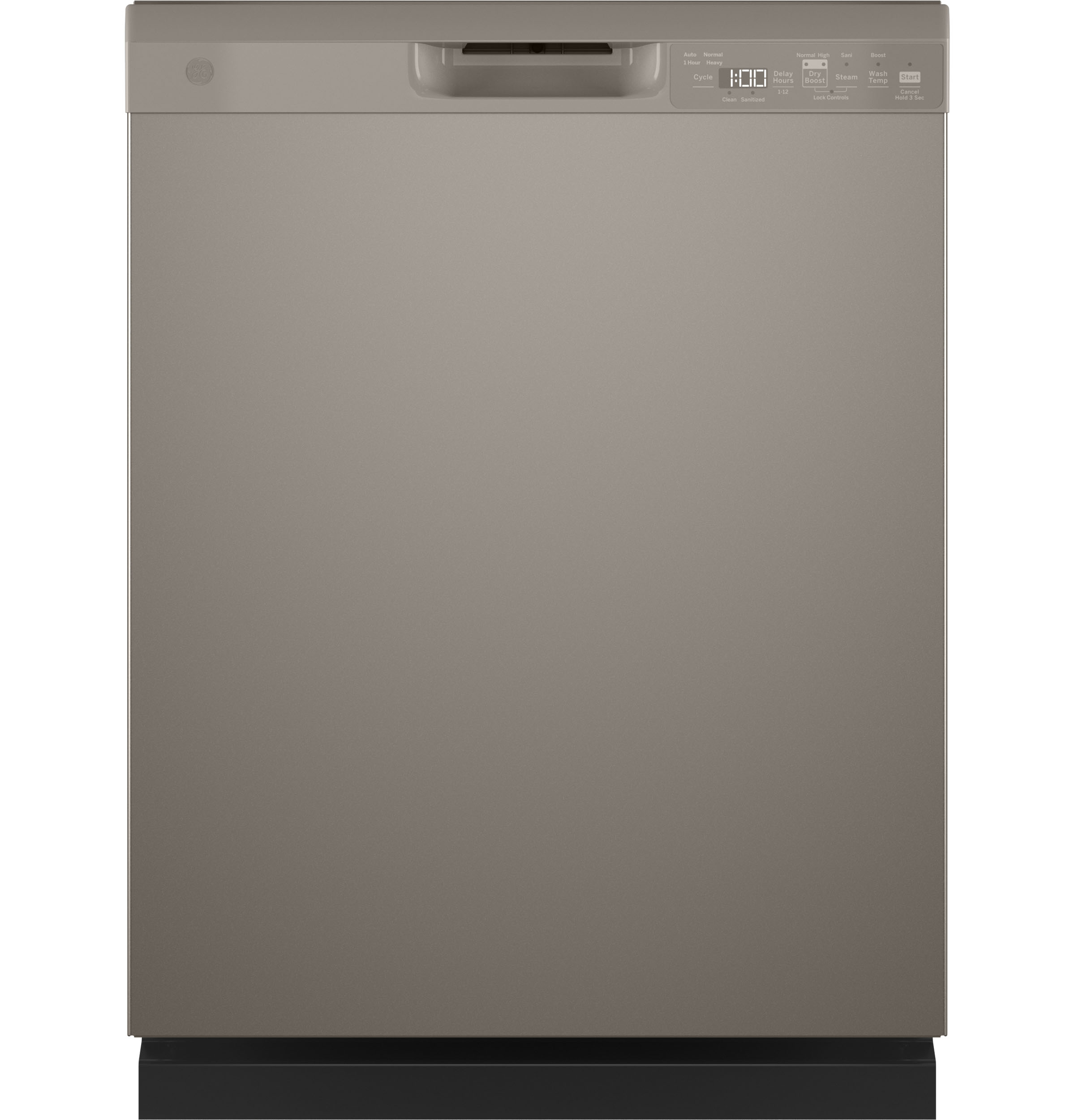 Front Control with Plastic Interior Dishwasher with Sanitize Cycle & Dry Boost GDF550PSRSS