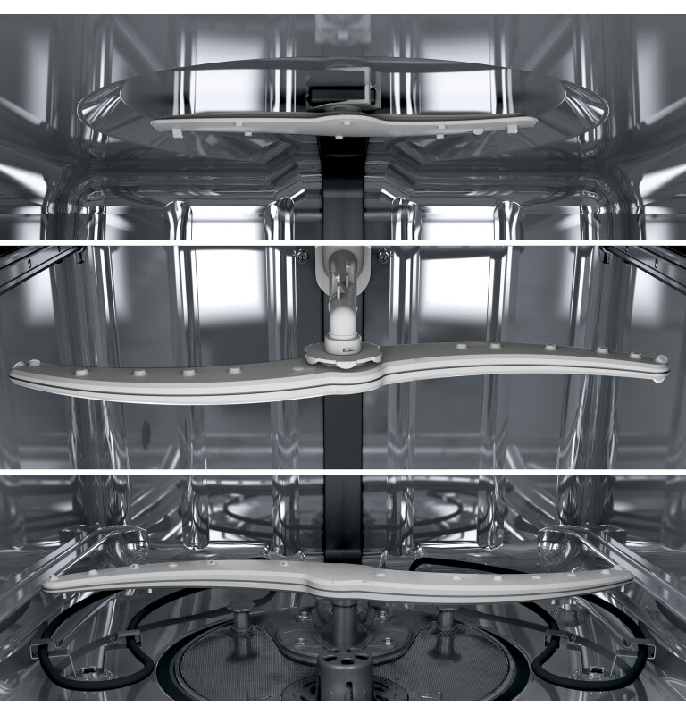 Stainless Steel Interior Dishwasher with Front Controls GDF570SGFBB