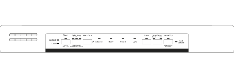 Stainless Steel Interior Dishwasher with Front Controls GDF570SGFCC