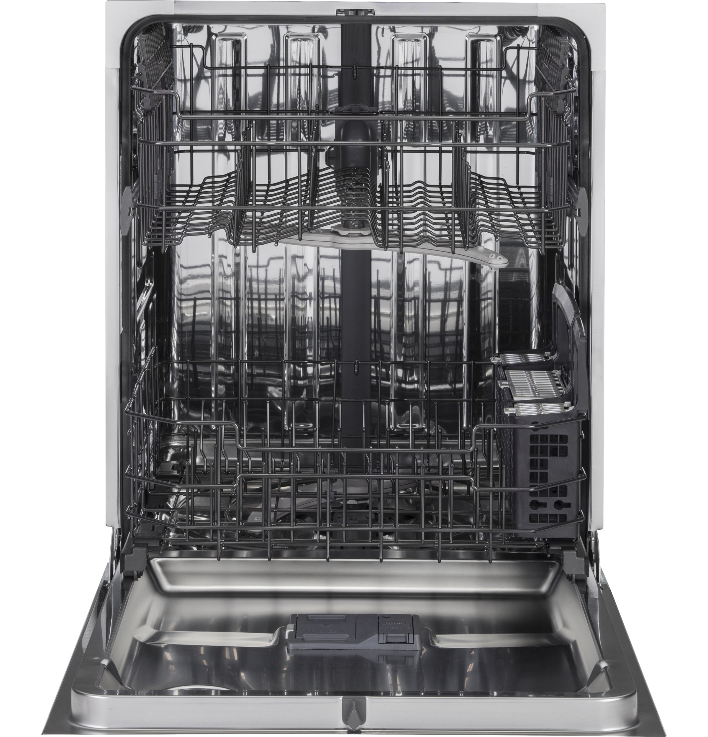 Stainless Steel Interior Dishwasher with Front Controls GDF570SGJBB