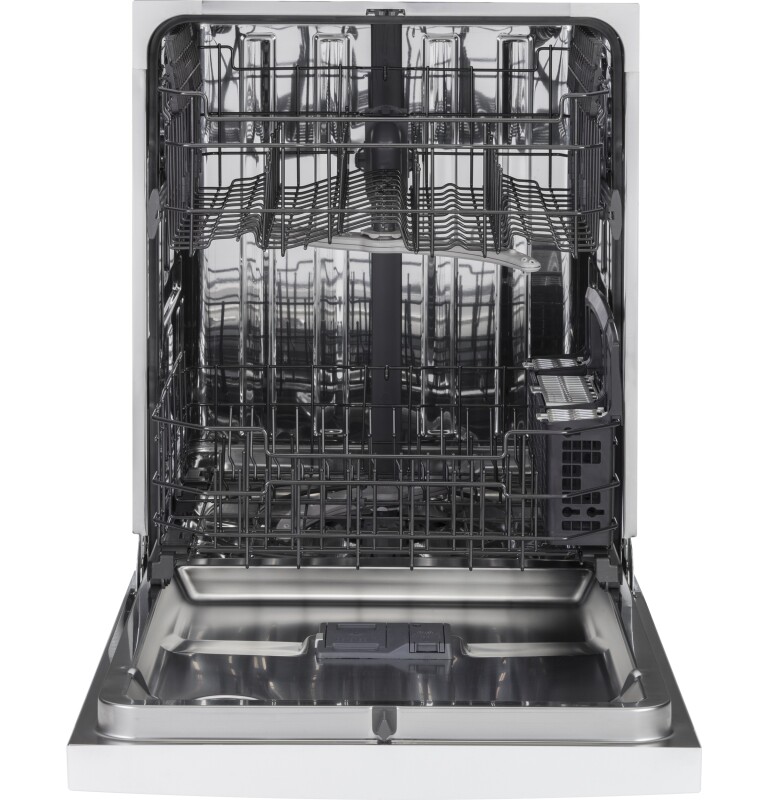 Stainless Steel Interior Dishwasher with Front Controls GDF570SGJWW
