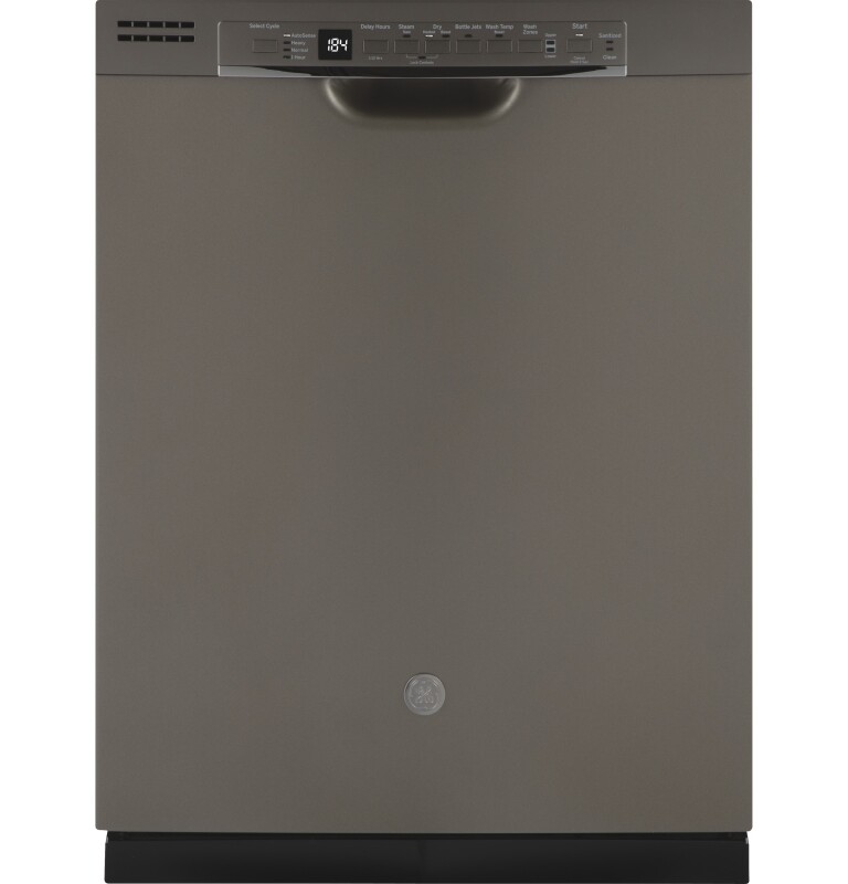 Front Control with Plastic Interior Dishwasher with Sanitize Cycle & Dry Boost GDF630PSMSS