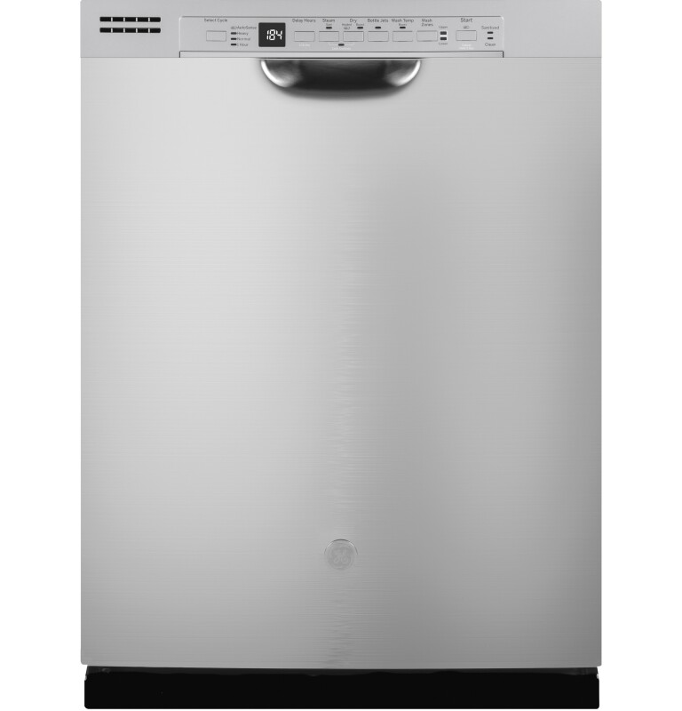 Front Control with Plastic Interior Dishwasher with Sanitize Cycle & Dry Boost GDF630PSMSS