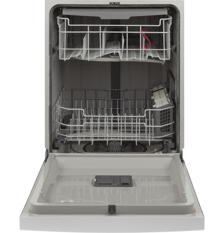 Front Control with Plastic Interior Dishwasher with Sanitize Cycle & Dry Boost GDF630PSMSS