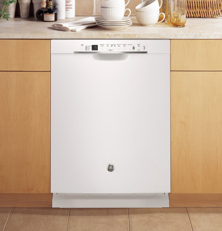 Stainless Steel Interior Dishwasher with Front Controls GDF650SGJWW