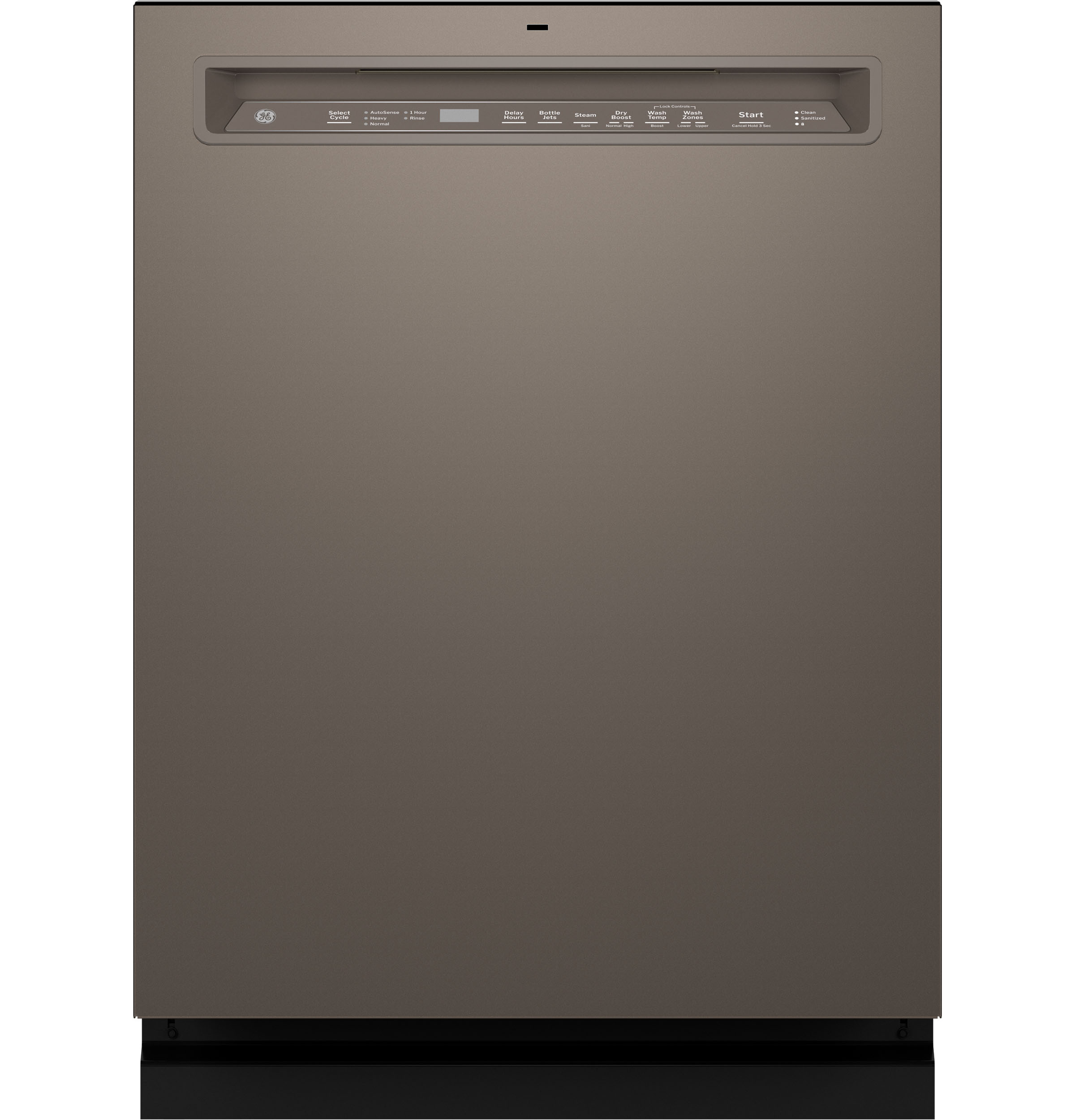 Front Control with Stainless Steel Interior Dishwasher with Sanitize Cycle GDF650SYVFS