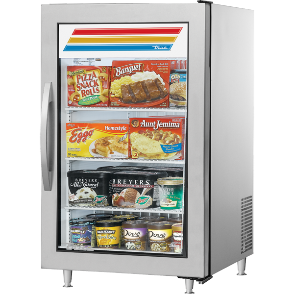 Swing Door Counter-Top Stainless Steel Refrigerator with Hydrocarbon Refrigerant~Framed Glass Door Version 01 GDM07FSHCFGD01