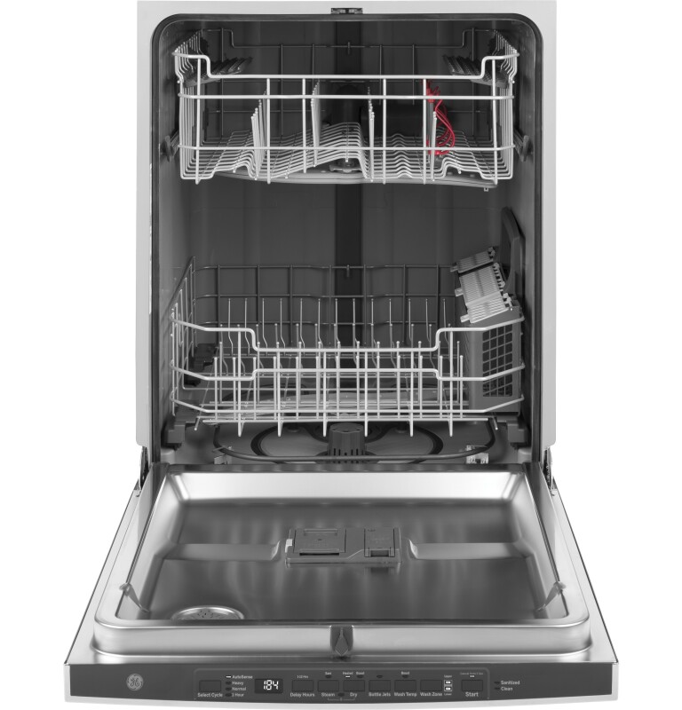 Hybrid Stainless Steel Interior Dishwasher with Hidden Controls GDP615HFMDS