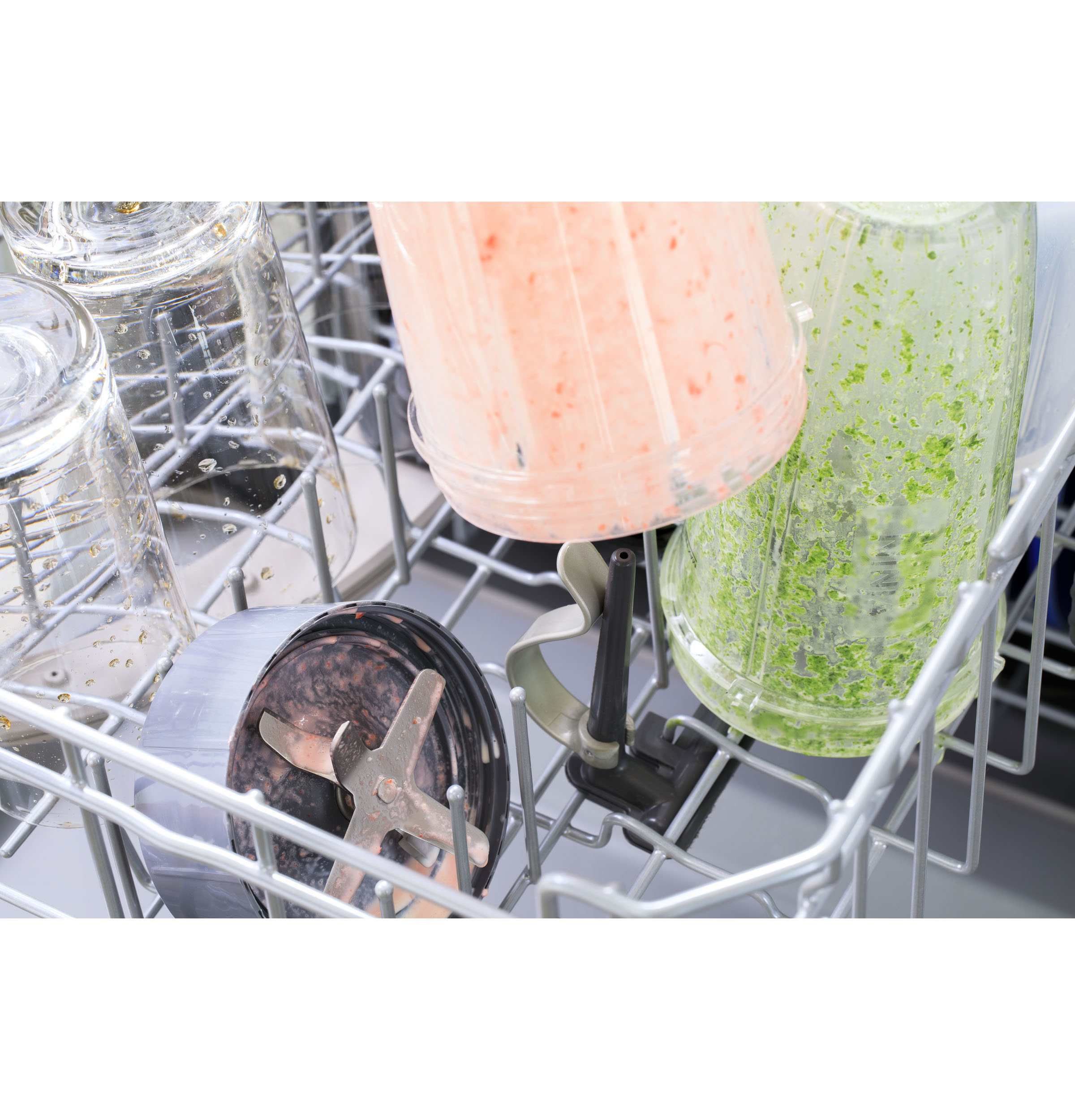 GE® ENERGY STAR® Top Control with Plastic Interior Dishwasher with Sanitize Cycle & Dry Boost GDP630PGRBB