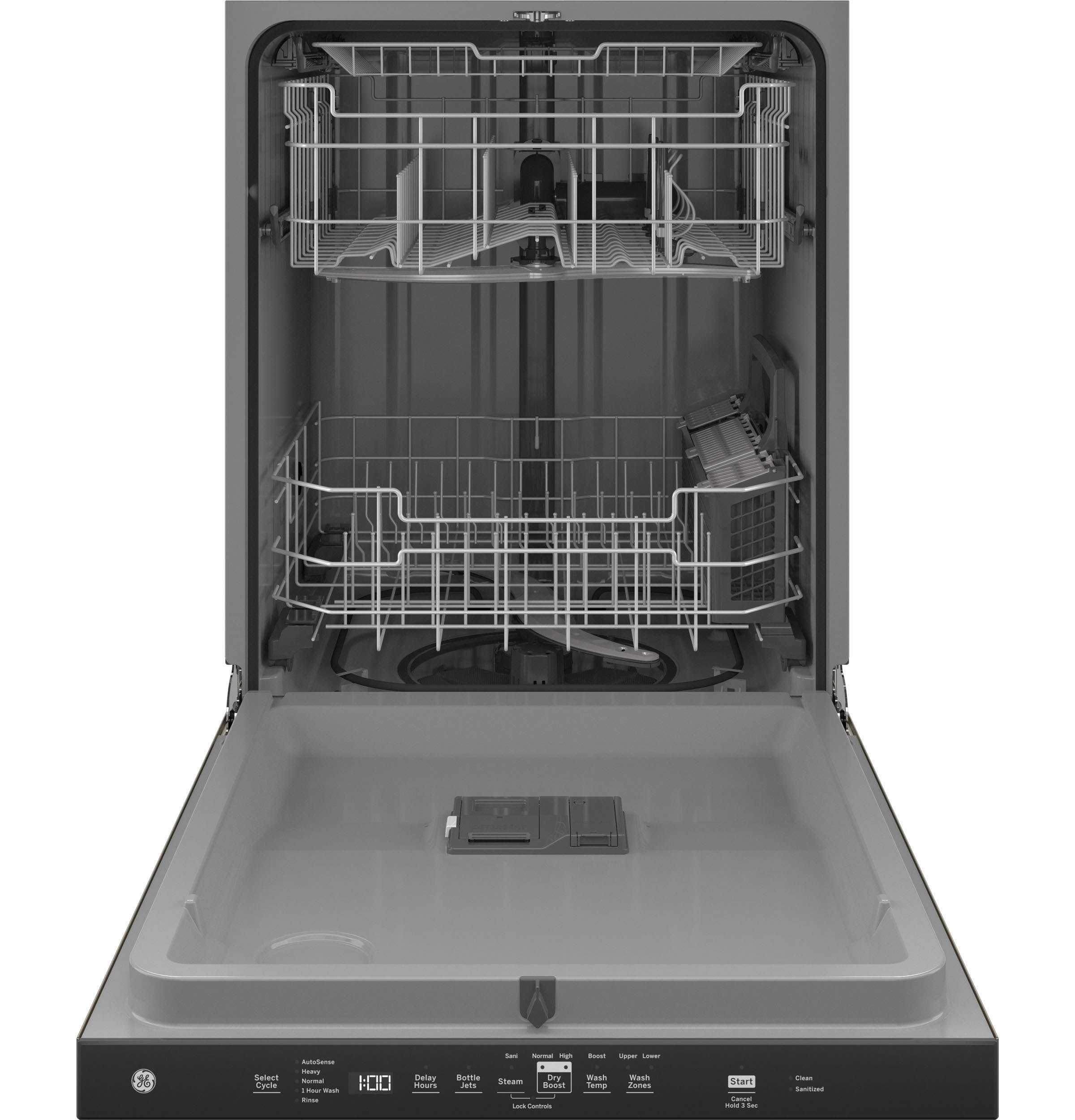 Top Control with Plastic Interior Dishwasher with Sanitize Cycle & Dry Boost GDP630PMRES