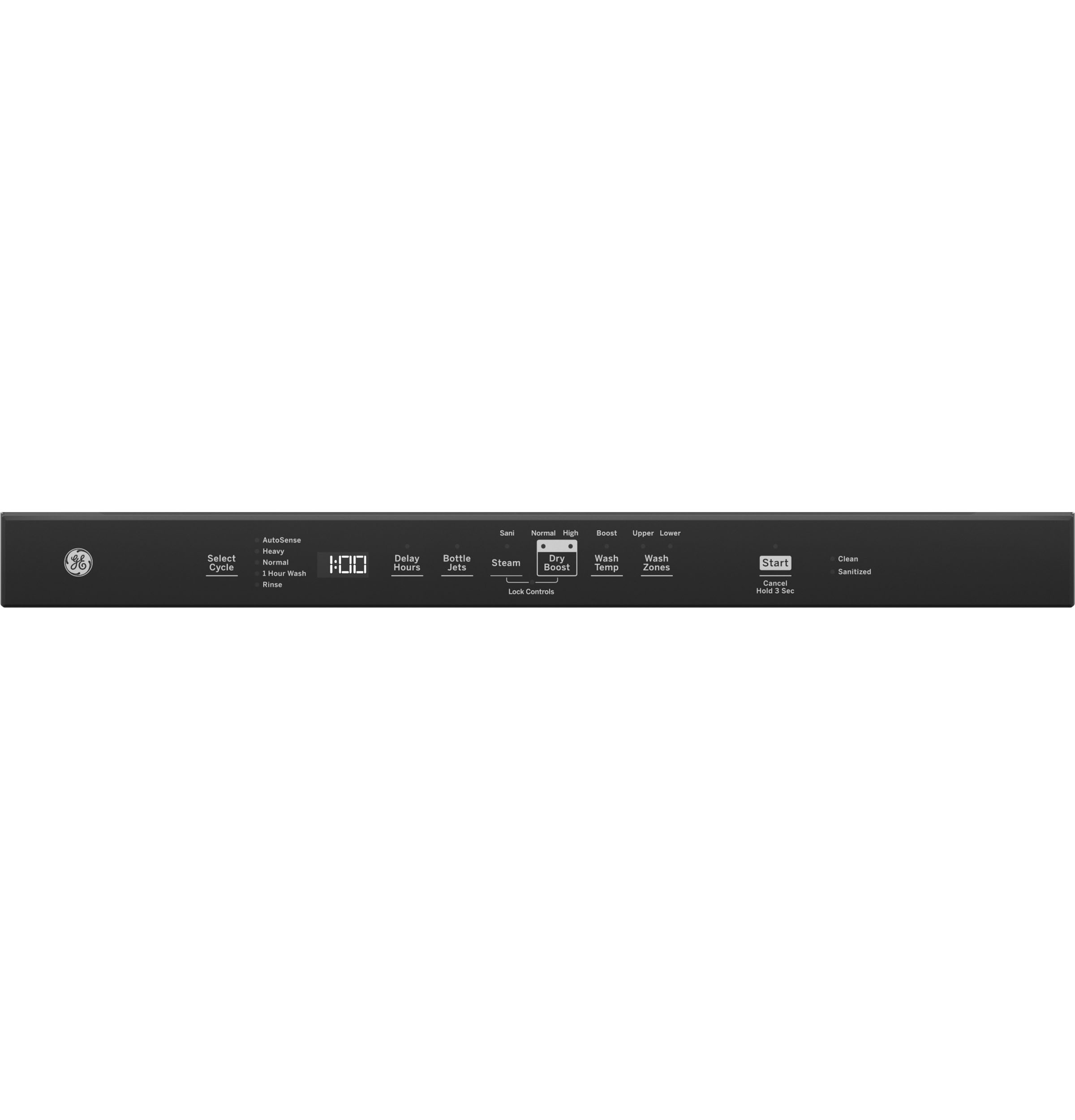 Top Control with Plastic Interior Dishwasher with Sanitize Cycle & Dry Boost GDP630PYRFS