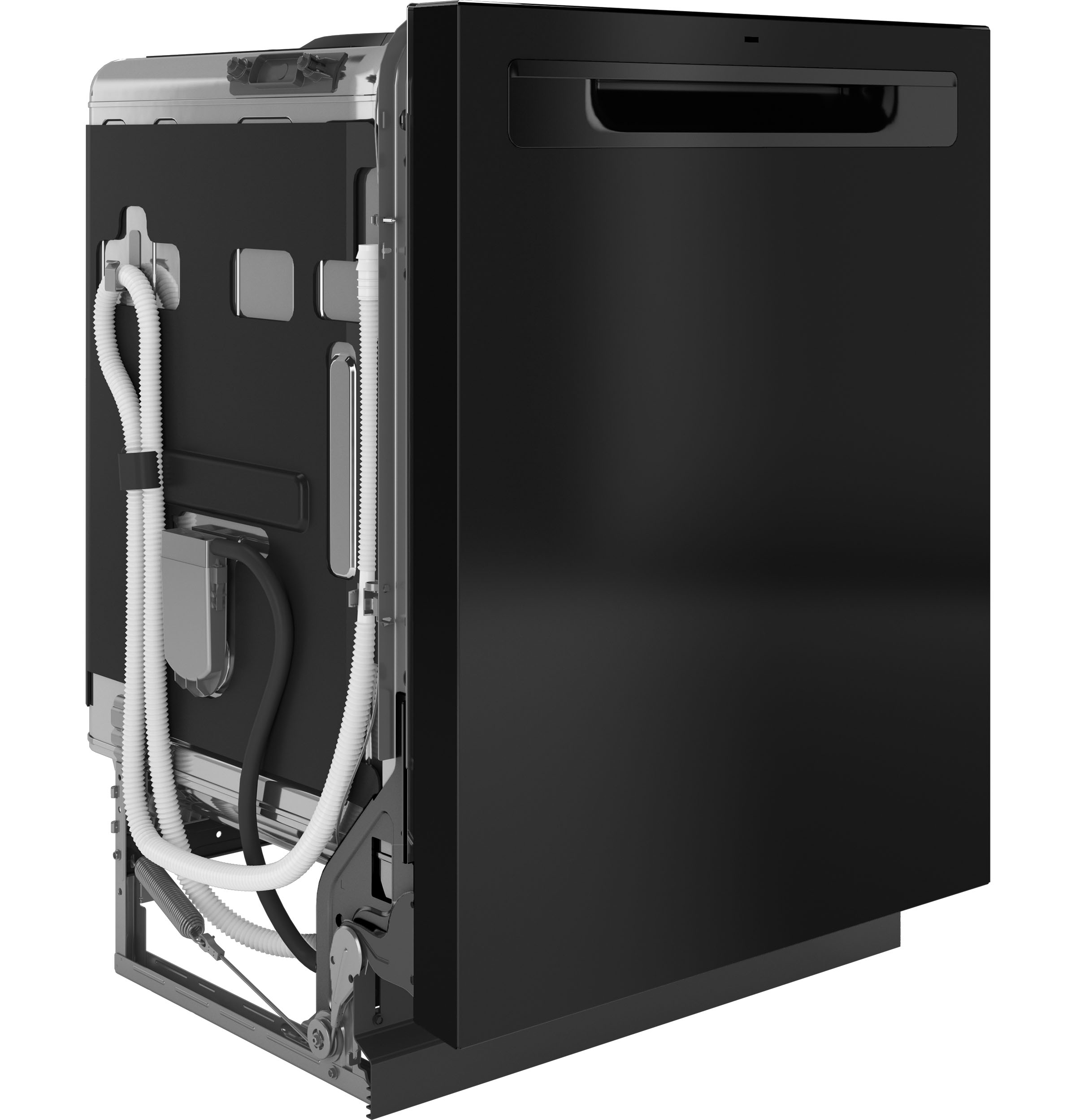 GE® ENERGY STAR® Top Control with Stainless Steel Interior Dishwasher with Sanitize Cycle GDP670SGVBB