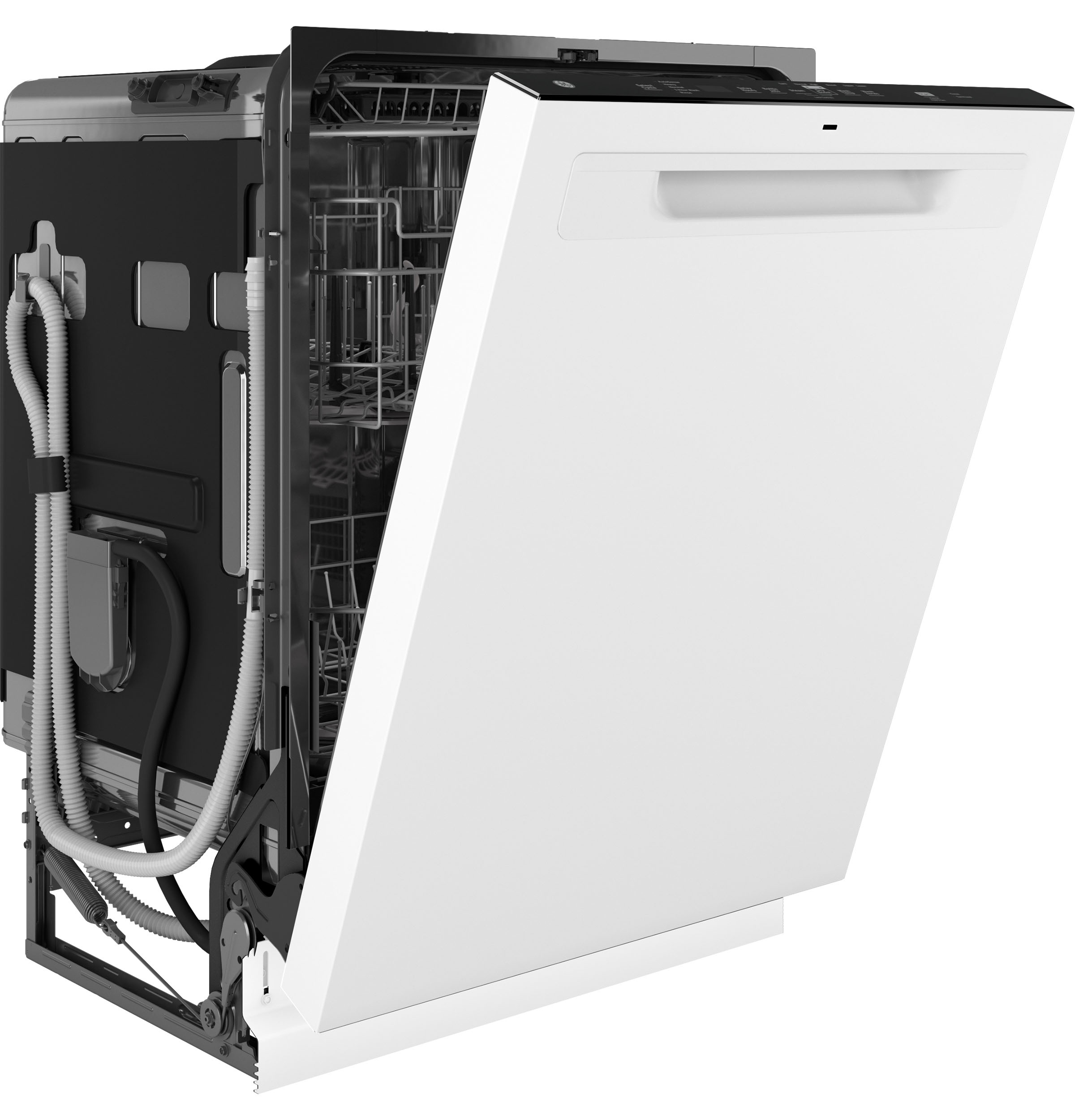 Top Control with Stainless Steel Interior Dishwasher with Sanitize Cycle GDP670SGVWW