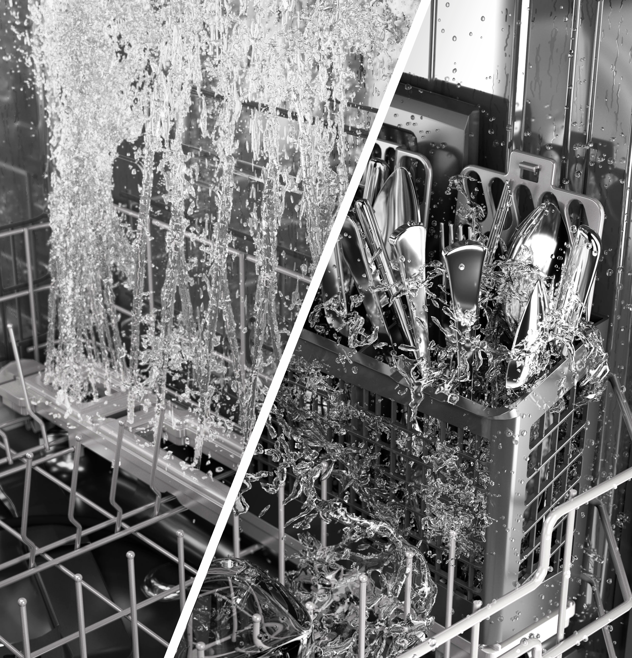 Top Control with Stainless Steel Interior Dishwasher with Sanitize Cycle GDP670SGVWW