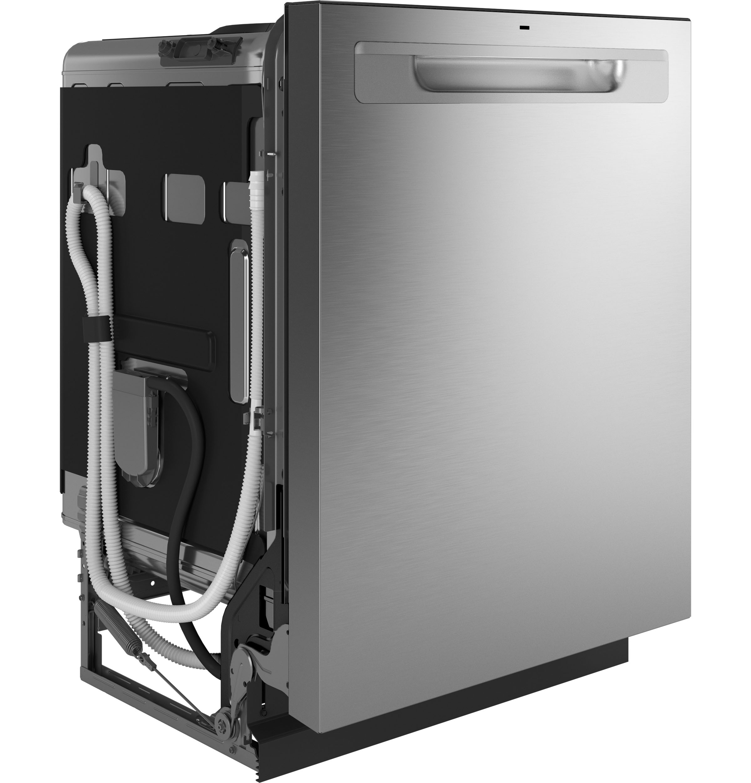 Ge® Energy Star® Fingerprint Resistant Top Control With Stainless Steel Interior Dishwasher With Sanitize Cycle GDP670SYVFS