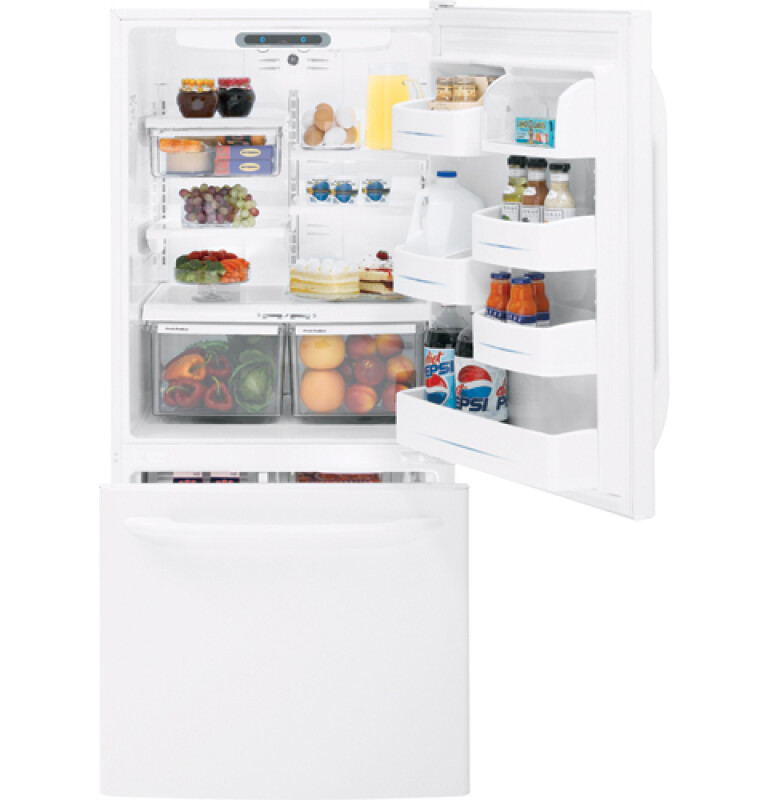 19.5 Cu. Ft. Bottom-Freezer Drawer Refrigerator with Icemaker GDS20KCSWW