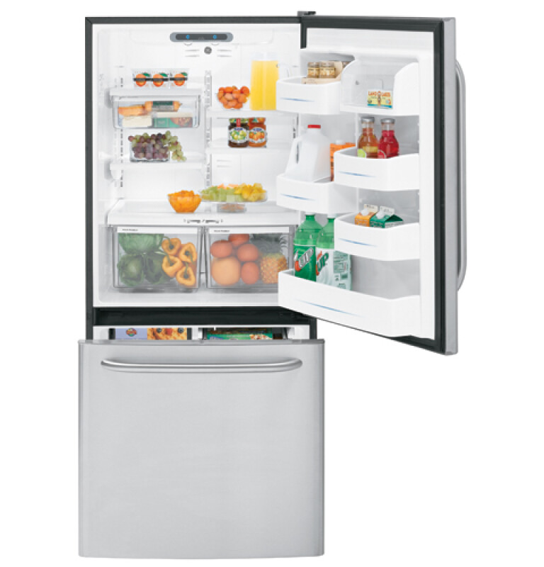 19.5 Cu. Ft. Stainless Bottom-Freezer Drawer Refrigerator GDS20SCSSS
