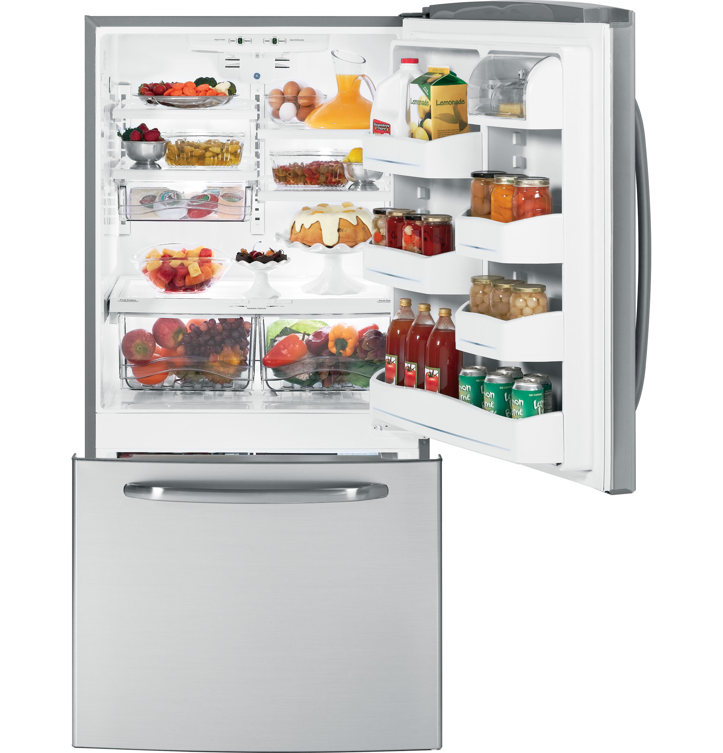 22.9 Cu. Ft. Bottom-Freezer Drawer Refrigerator GDSL3KCXLS