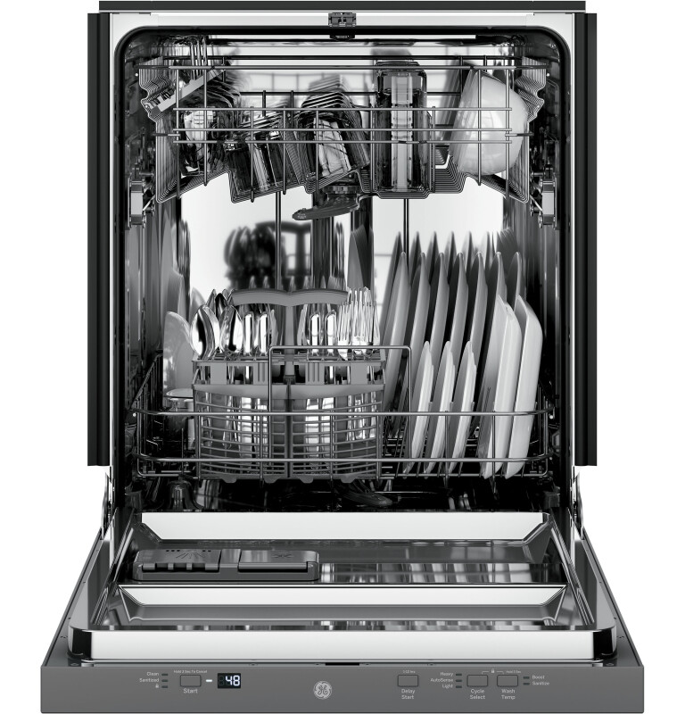 ADA Compliant Stainless Steel Interior Dishwasher with Sanitize Cycle GDT225SSLSS