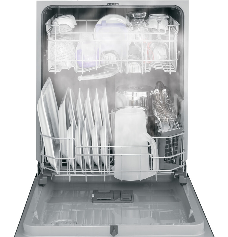Top Control with Plastic Interior Dishwasher with Sanitize Cycle & Dry Boost GDT530PGPWW