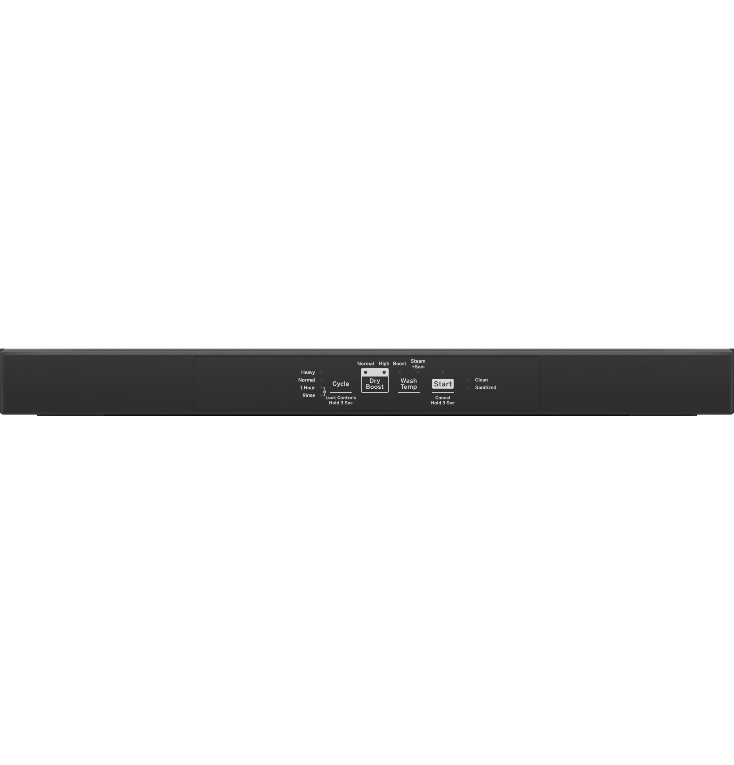 GE® ENERGY STAR® Top Control with Plastic Interior Dishwasher with Sanitize Cycle & Dry Boost GDT535PGRBB