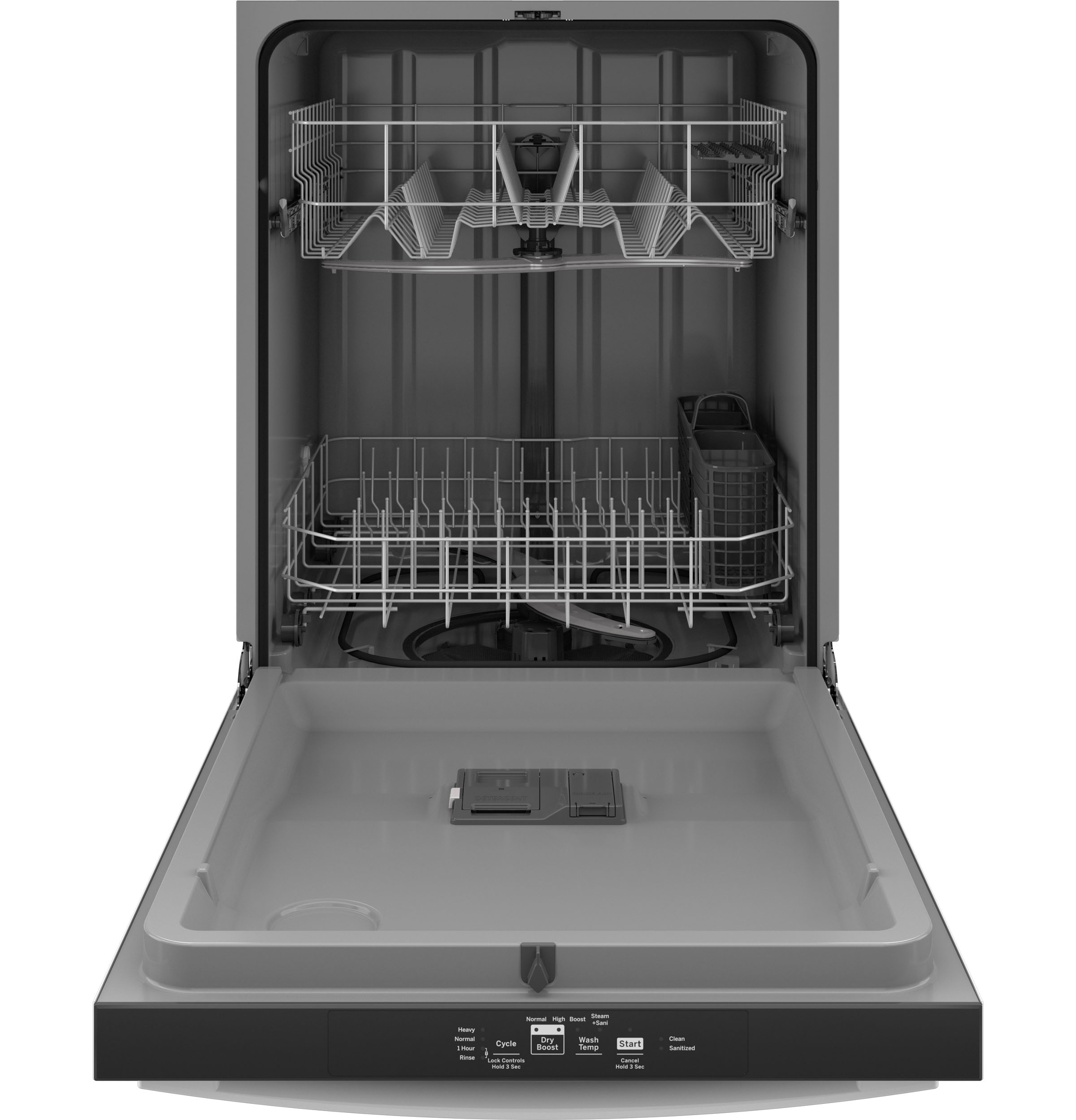 Ge® Energy Star® Top Control With Plastic Interior Dishwasher With Sanitize Cycle & Dry Boost GDT535PGRWW