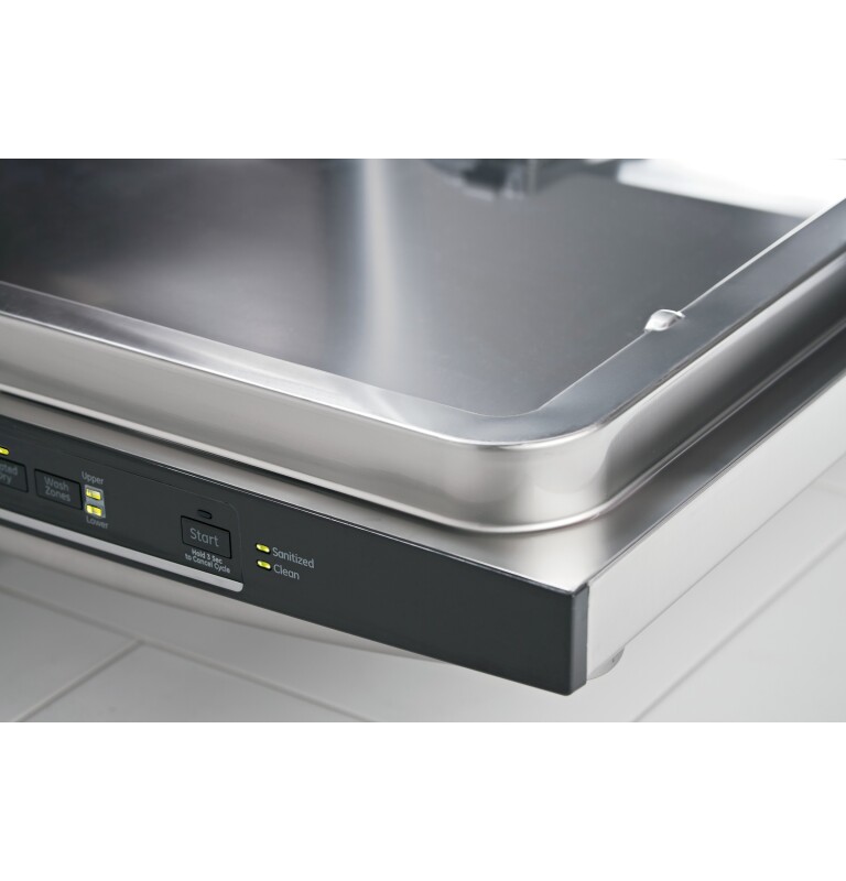 Hybrid Stainless Steel Interior Dishwasher with Hidden Controls GDT550HGDWW