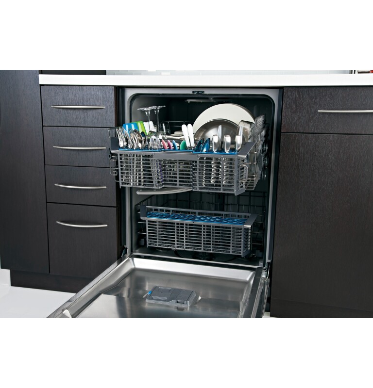 Hybrid Stainless Steel Interior Dishwasher with Hidden Controls GDT550HGDWW