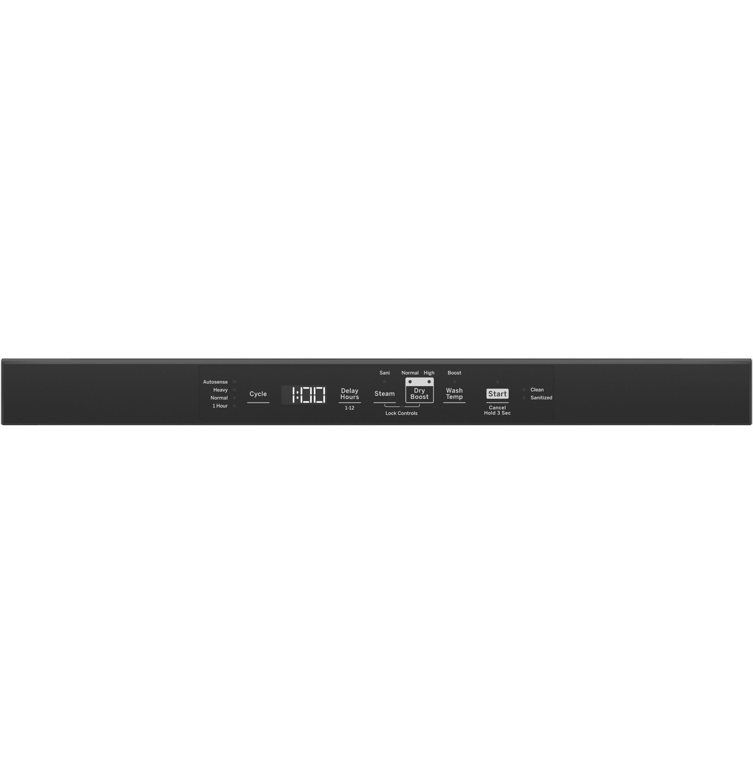 GE® ENERGY STAR® Top Control with Plastic Interior Dishwasher with Sanitize Cycle & Dry Boost GDT550PGRWW