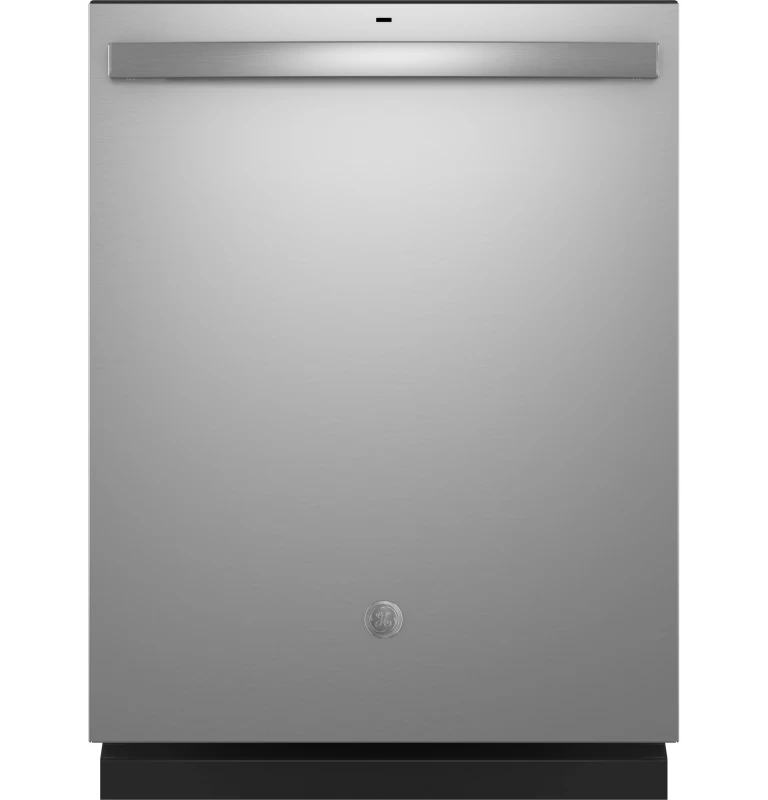GE Top Control with Plastic Interior Dishwasher with Sanitize Cycle & Dry Boost Silver GDT550PYRFS Picture 1
