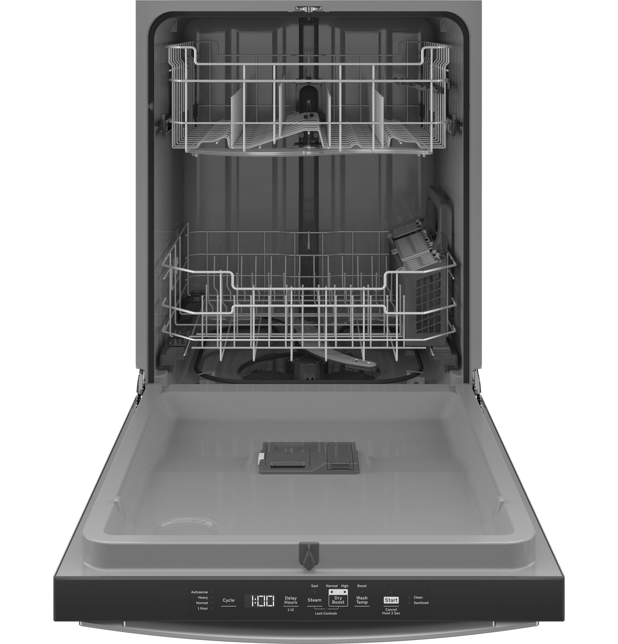 GE ENERGY STAR Top Control with Plastic Interior Dishwasher with Sanitize Cycle & Dry Boost GDT550PYRFS