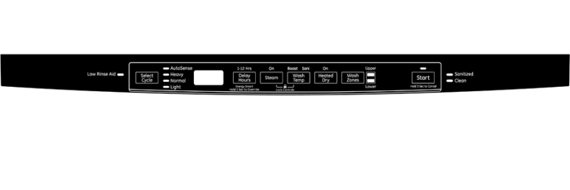 Stainless Steel Interior Dishwasher with Hidden Controls GDT580SGFBB