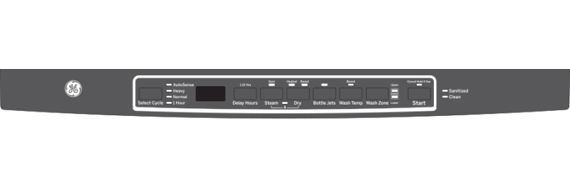 Top Control with Plastic Interior Dishwasher with Sanitize Cycle & Dry Boost GDT605PFMDS