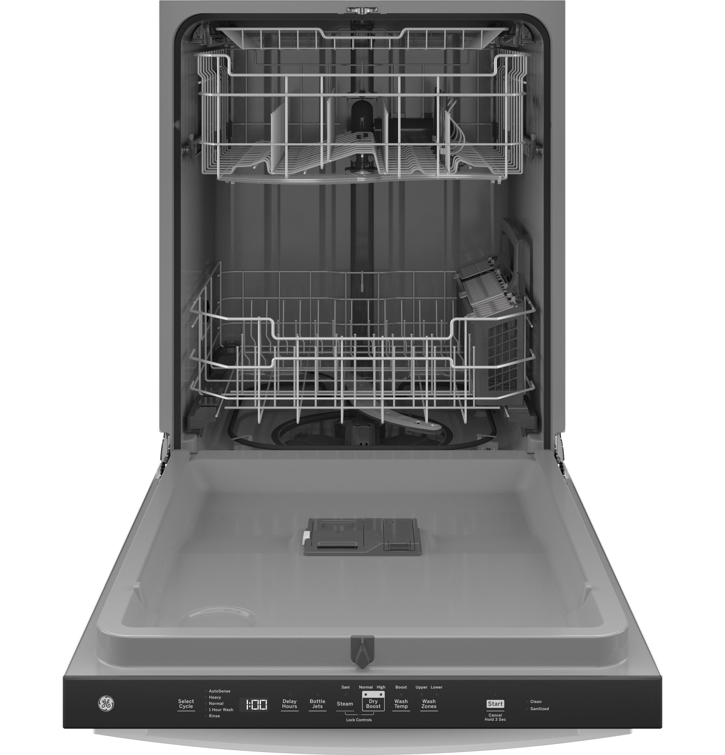 Top Control with Plastic Interior Dishwasher with Sanitize Cycle & Dry Boost GDT630PGRWW