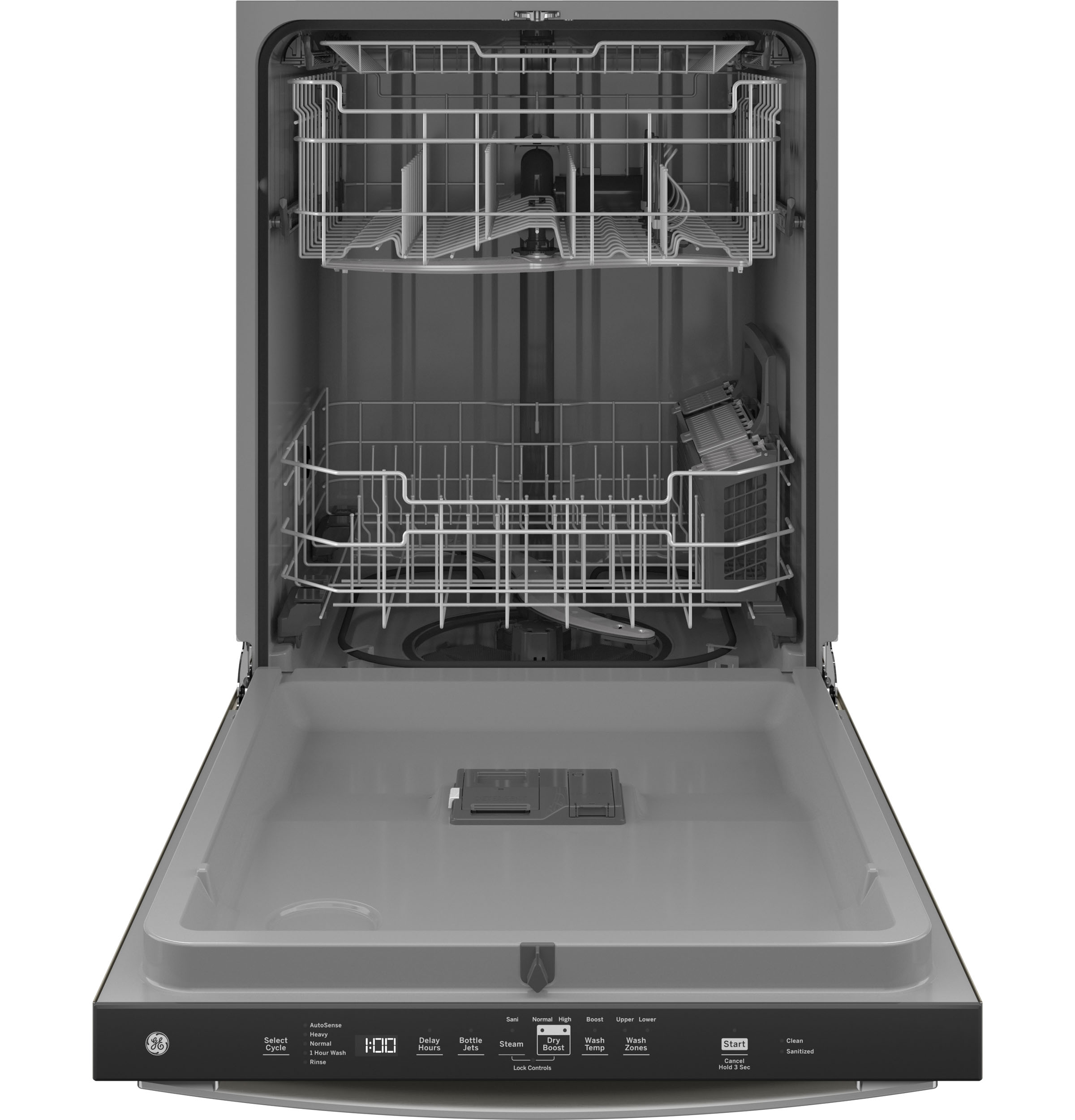 Ge® Energy Star® Top Control With Plastic Interior Dishwasher With Sanitize Cycle & Dry Boost GDT630PMRES