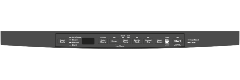 Hybrid Stainless Steel Interior Dishwasher with Hidden Controls GDT635HMJES