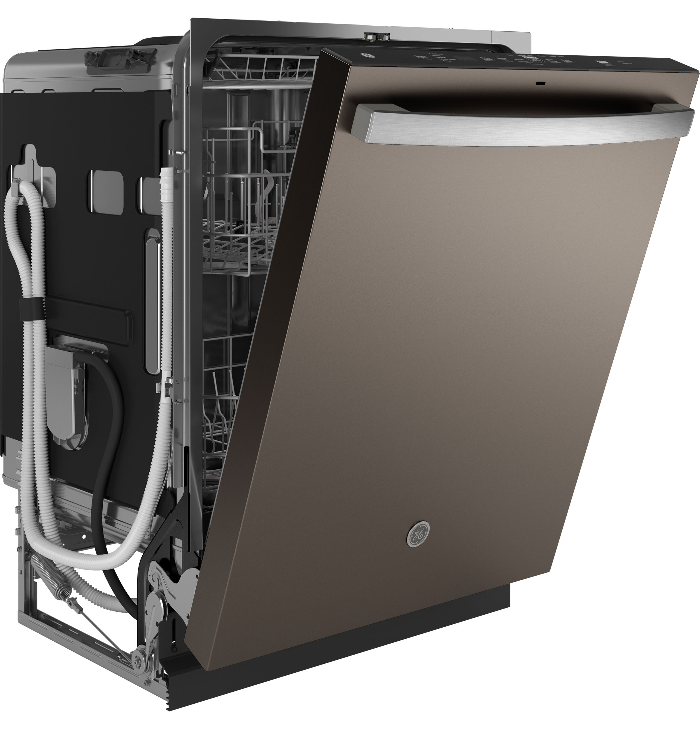 Fingerprint Resistant Top Control with Stainless Steel Interior Dishwasher with Sanitize Cycle GDT650SMVES