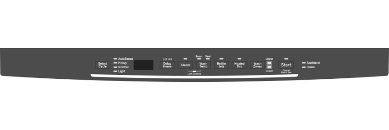 Stainless Steel Interior Dishwasher with Hidden Controls GDT655SGJWW