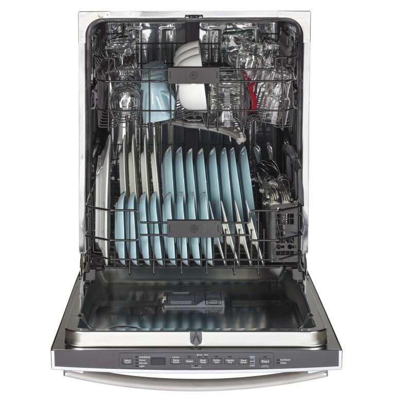Stainless Steel Interior Dishwasher with Hidden Controls GDT655SSJSS