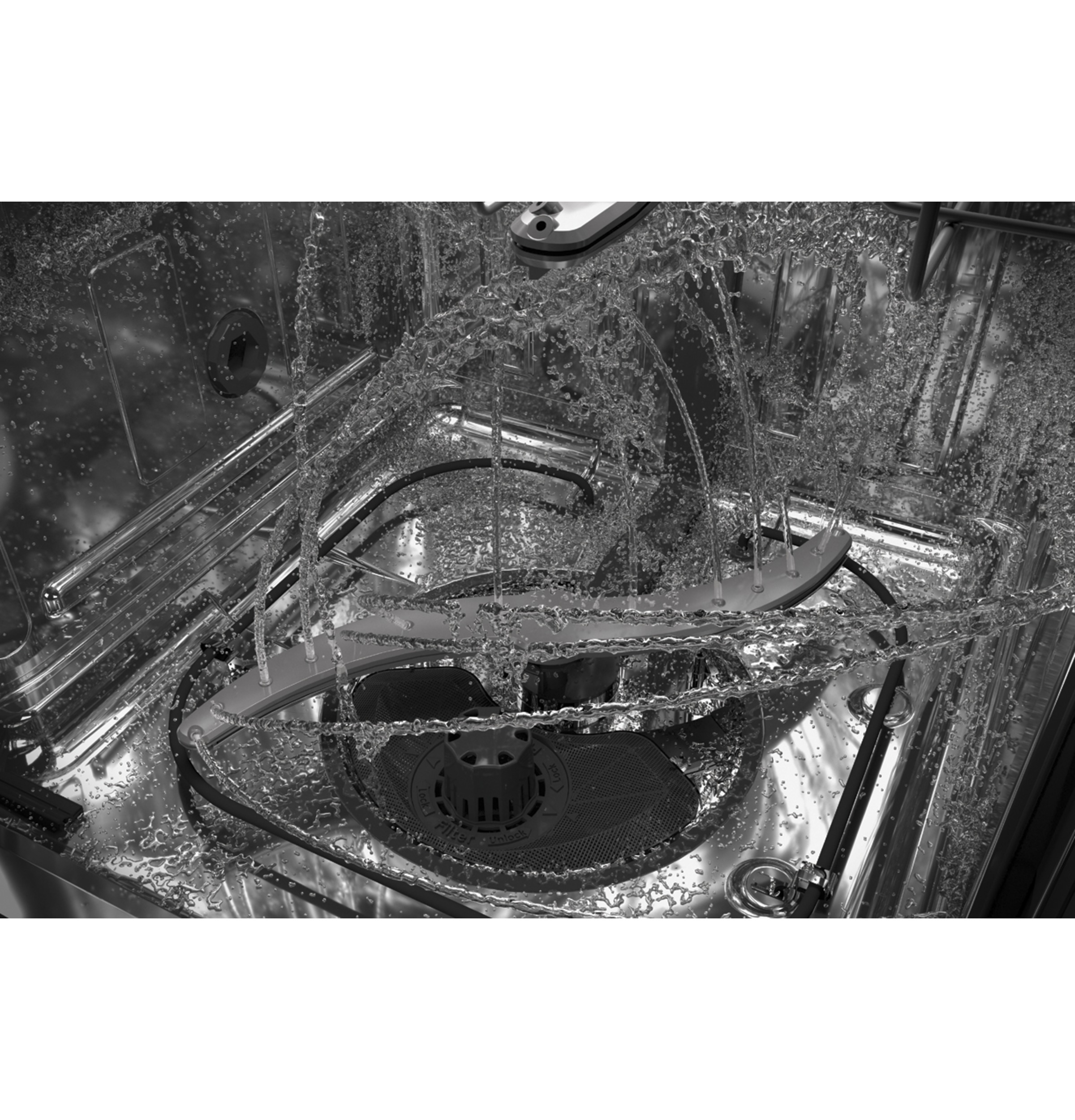 Top Control with Stainless Steel Interior Dishwasher with Sanitize Cycle & Dry Boost with Fan Assist GDT665SFNDS